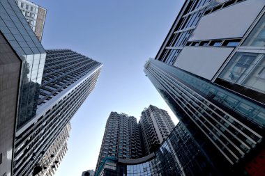 Chongqing guanyinqiao ilçe yüksek katlı bina