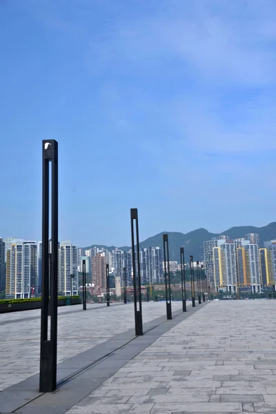 Chongqing jiangbei chongqing Gran Teatro Plaza tsui — Foto de Stock