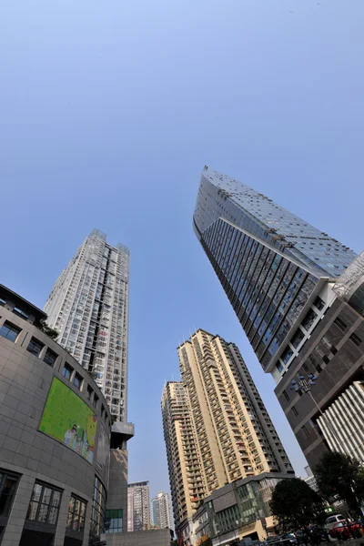 Hochhaus im Bezirk Guanyinqiao von Chongqing — Stockfoto