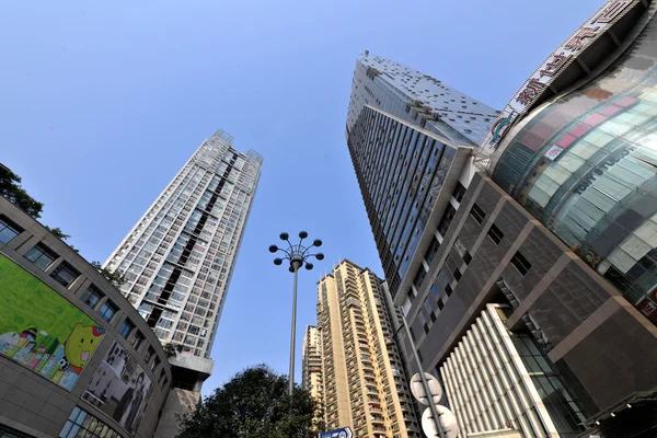 Chongqing Guanyinqiao district high-rise building — Stock Photo, Image