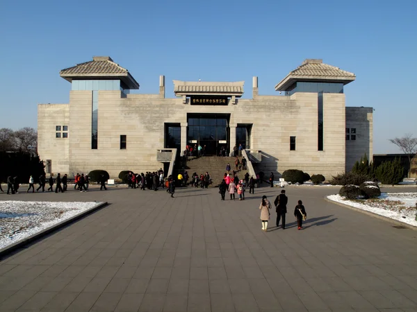 Музей терракотовых воинов и лошадей Цинь в Сиань Стоковое Изображение