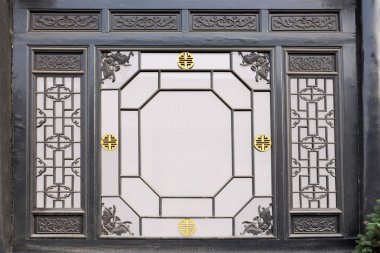 pencere içinde shanxi pingyao antik kenti