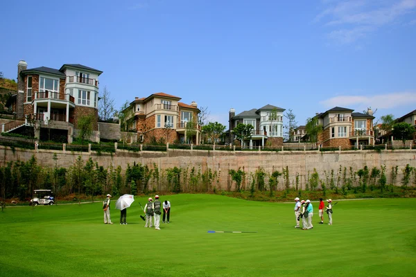 Chongqing Poly Golf Course international standard 18-hole golf course — Stock Photo, Image