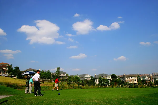 Chongqing Poly Golf Course norme internationale 18 trous terrain de golf — Photo