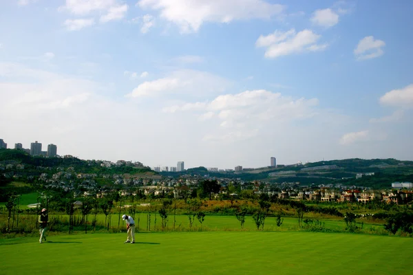 Chongqing Poly Golf Course norme internationale 18 trous terrain de golf — Photo