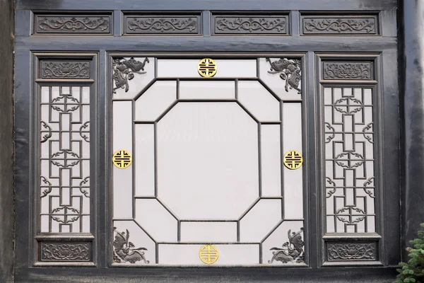 Fenster der antiken Stadt Pingyao in Shanxi — Stockfoto