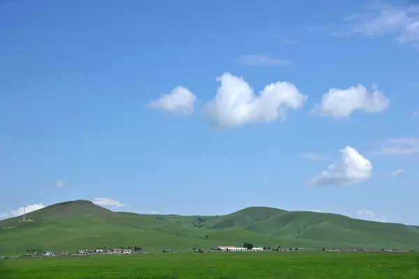 Praterie della Mongolia interna Keerqin — Foto Stock