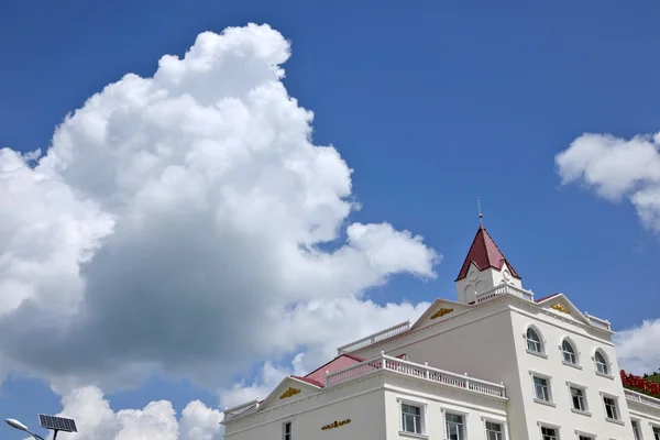 Mongolia Interna Hulunbeier Aer costruzione urbana — Foto Stock