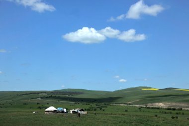 Aer hulunbeier otlakların İç Moğolistan yurt içinde