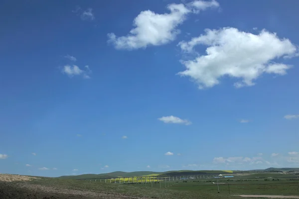 Aer 呼伦贝尔内蒙古草原的 — 图库照片