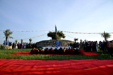 İç Moğolistan hulunbeier otlak chenbaerhuqi obo