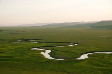 İç Moğolistan hulunbeier mergel altın horde Han Moğol kabileleri nehir otlak, 