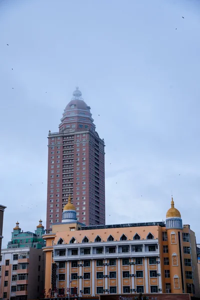 Manzhouli stad, binnen-Mongolië hulunbeier vijf distel — Stockfoto