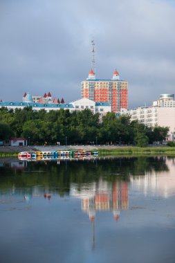manzhouli city, İç Moğolistan hulunbeier küçük Kuzey lake park