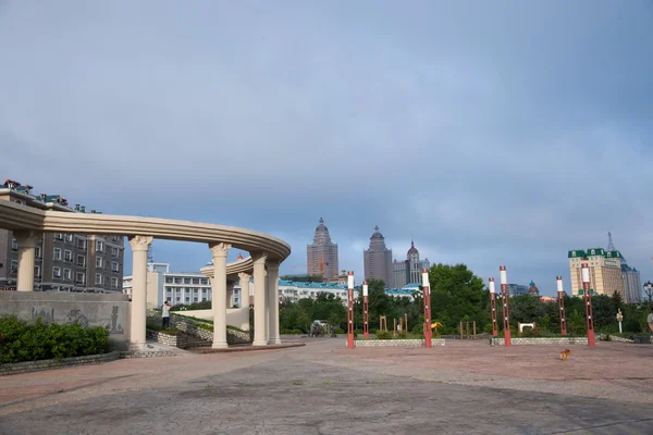 Manzhouli City, Inner Mongolia Hulunbeier "modern garden" cell — Stock Photo, Image