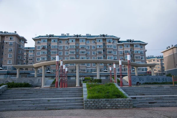 Manzhouli City, Mongolia Interna Hulunbeier cella "giardino moderno" — Foto Stock