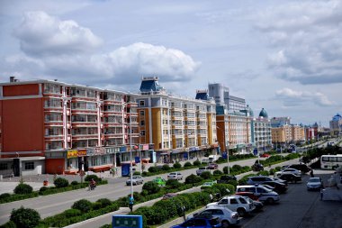 İç Moğolistan hulunbeier sokak içinde manzhouli