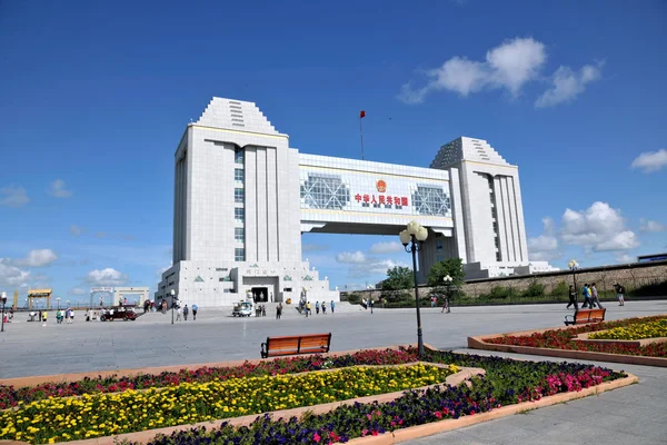 Manzhouli in der inneren Mongolei hulunbeier malerisches Land in der "Volksrepublik Ausland" — Stockfoto