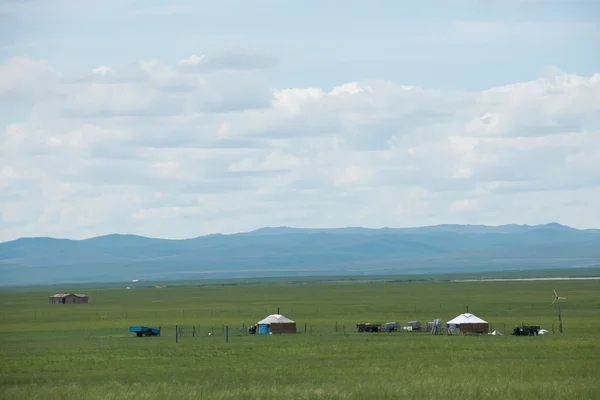 Manzhouli i Inre Mongoliet hulunbeier roten floden våtmarker — Stockfoto