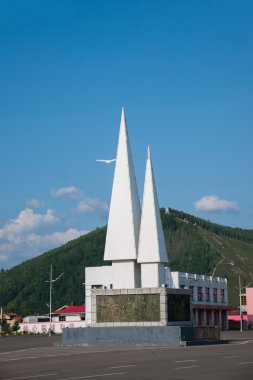 İç Moğolistan hulunbeier ergun tai hing lam İlçesi kent ormanı heykel mangui