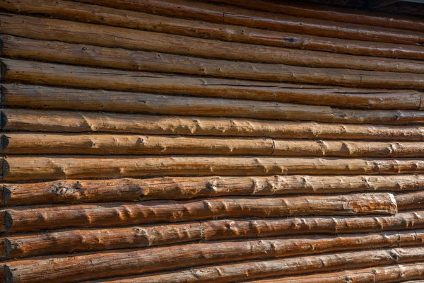 Inner Mongolia Hulunbeier Ergun Riverside small farm house chic wooden wall — Stock Photo, Image