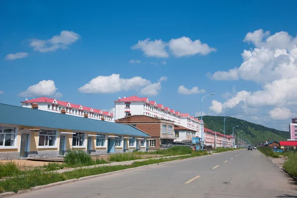 Внутренняя Монголия Hulunbeier Ergun Gold Town — стоковое фото