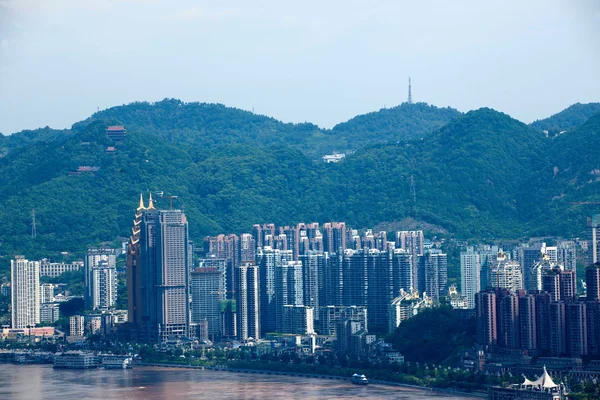 Yuzhong Bezirk, Jiangbei Bezirk Süd drei Podien — Stockfoto