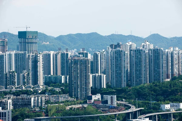 Yuzhong District, Jiangbei district south three podium — Stock Photo, Image