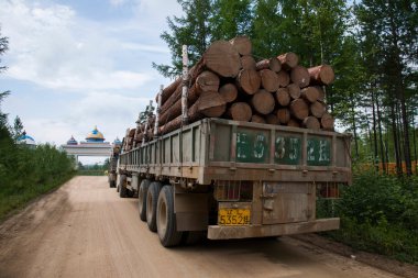 Tai hing lam İç Moğolistan ve ahşap gulian ilçe düzeyinde araba karayolu taşımacılığı kavşağında heilongjiang province