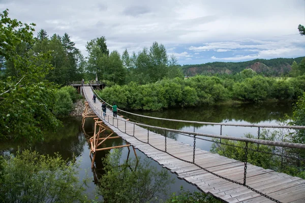 Daxinganling Mohe, Província de Heilongjiang Arctic Village Arco arenito tiesuoqiao — Fotografia de Stock