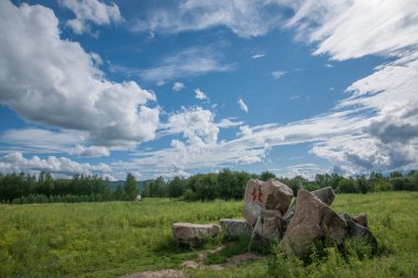 daxinganling mohe, heilongjiang province, Kuzey Kutup Köyü arctic kum Asya tipi fontları yüz kare ağız 