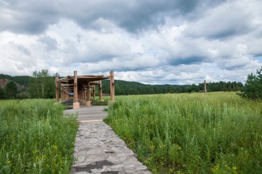 daxinganling mohe, heilongjiang province arctic Köyü arctic kum qulang