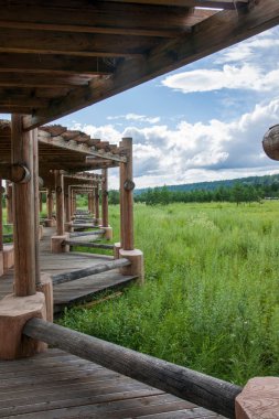 daxinganling mohe, heilongjiang province arctic Köyü arctic kum qulang