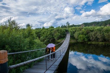 daxinganling mohe, heilongjiang province arctic Köyü arctic kum tiesuoqiao