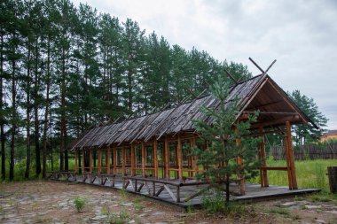 daxinganling mohe, diğerleri heilongjiang province arctic Köyü Kuzey Milli Parkı Gölü kıyıları