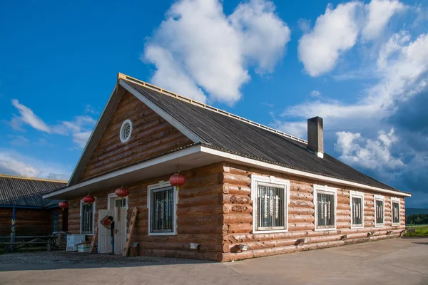 Daxinganling mohe, heilongjiang provinz Breite arktisches Dorf Chinesen das nördlichste — Stockfoto