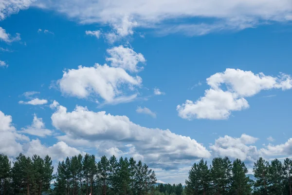 Daxinganling Mohe, Heilongjiang Province clouds over the Arctic Village — Stock Photo, Image