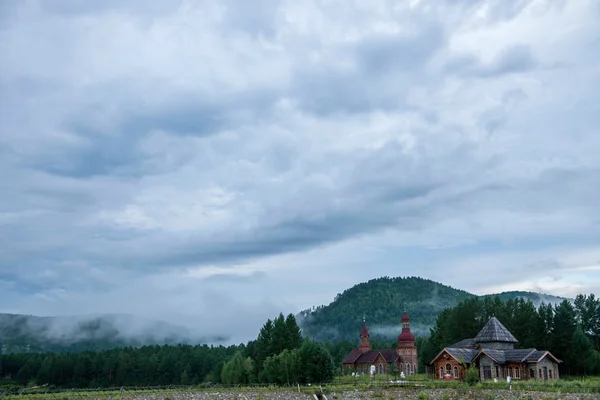 Daxinganling mohe, heilongjiang provinz arktisches dorf arktischer norden nationalpark weihnachtsdorf — Stockfoto