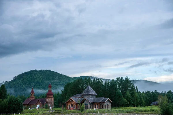 Daxinganling mohe, heilongjiang provinz arktisches dorf arktischer norden nationalpark weihnachtsdorf — Stockfoto