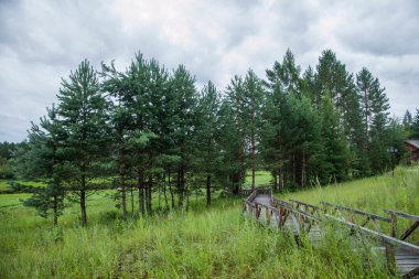 daxinganling mohe, heilongjiang province arctic Köyü kutup kuzey milli park Noel Köyü köprüler