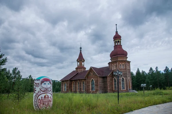 Mohe, heilongjiang provinz daxinanling arktisches arktisches dorf christmas village north nationalpark, st. petersburg bar — Stockfoto