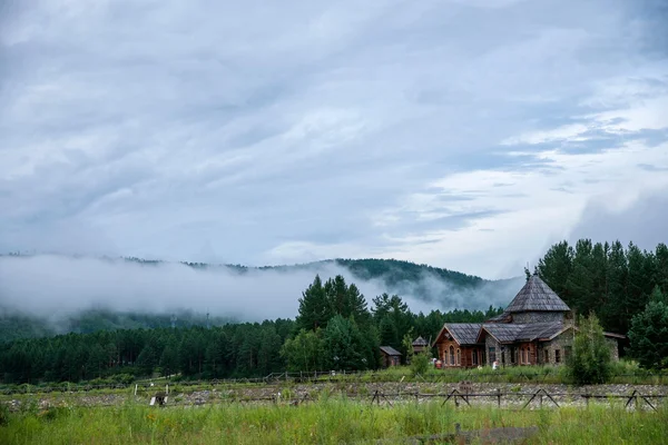 Daxinganling Mohe, Heilongjiang Province Arctic Village Memorie di strada — Foto Stock