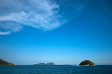 Shenzhen, guangdong dapeng Yarımadası da kasaba bay beach Adası