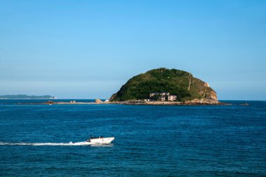 Shenzhen, guangdong dapeng Yarımadası da kasaba bay beach Adası