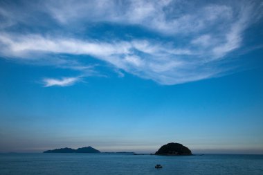 Shenzhen, guangdong dapeng Yarımadası da kasaba bay beach Adası