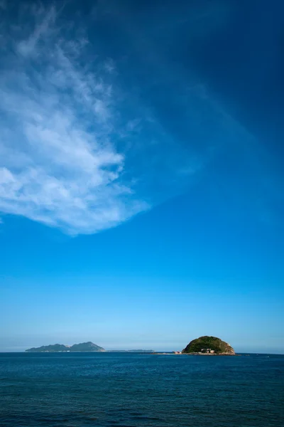 Shenzhen, guangdong dapeng península nanao ciudad Bahía playa isla — Foto de Stock