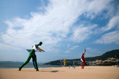 Guangdong Eyaleti, shenzhen meisha beach heykel