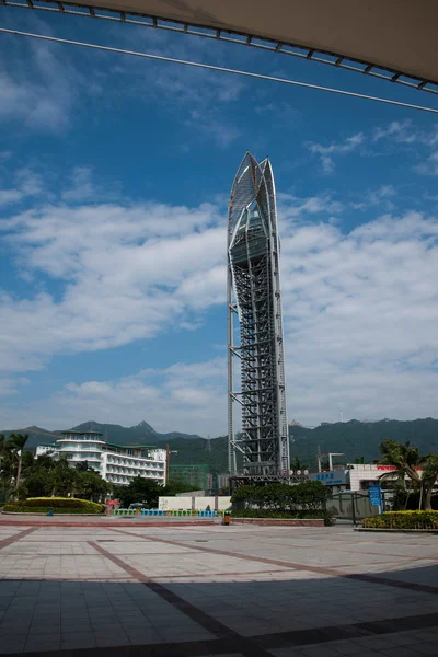 Shenzhen, Guangdong Provincia Dameisha Waterfront Park Tower — Foto de Stock