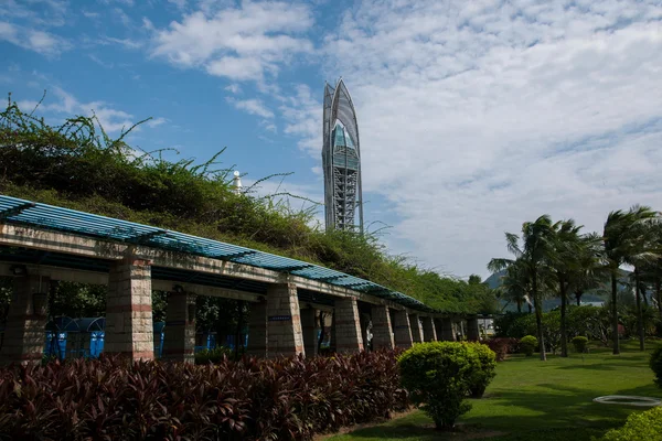 Shenzhen guangdong provincie dameisha park věž — Stock fotografie