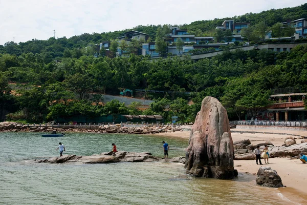 Shenzhen, guangdong eyaleti dameisha sahil park gold coast "sonsuza dek" resif — Stok fotoğraf